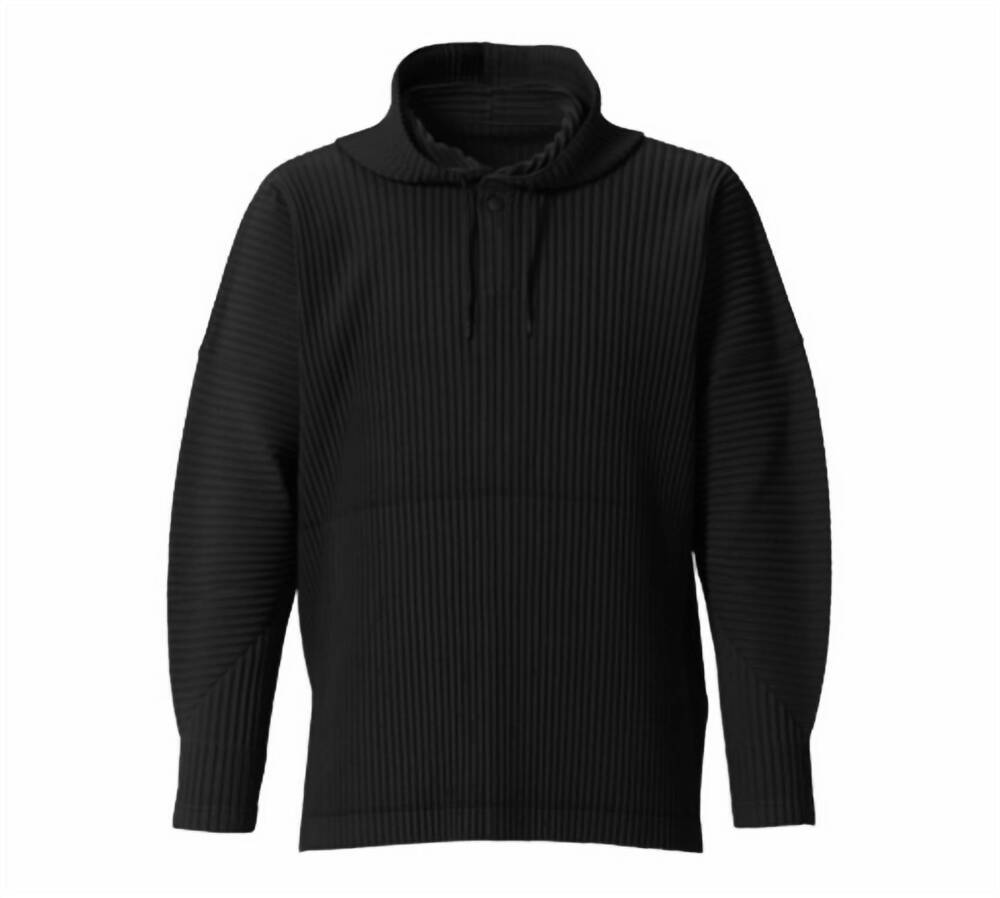 NEW ISSEY MIYAKE men's monthly colors december top in black
